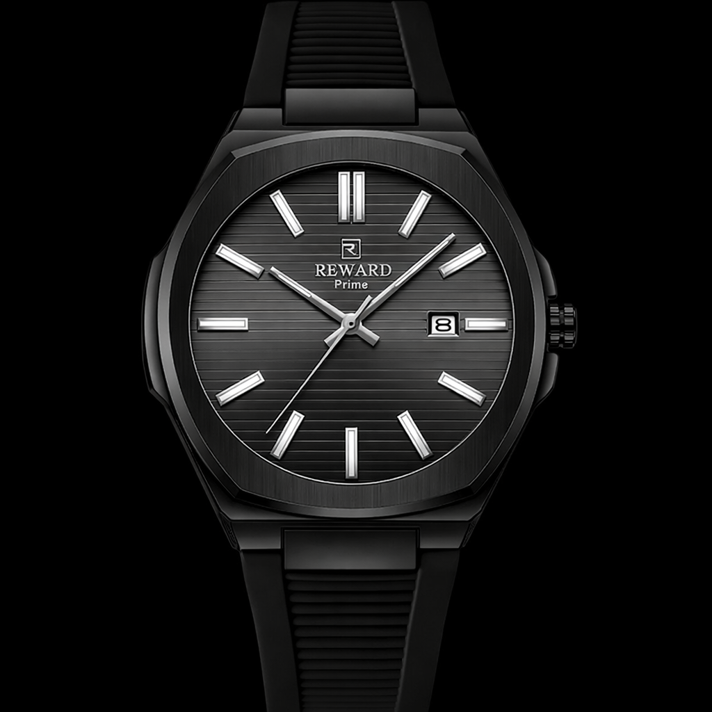 Reward Men’s Quartz Sports Watch, Waterproof, Silicone Strap