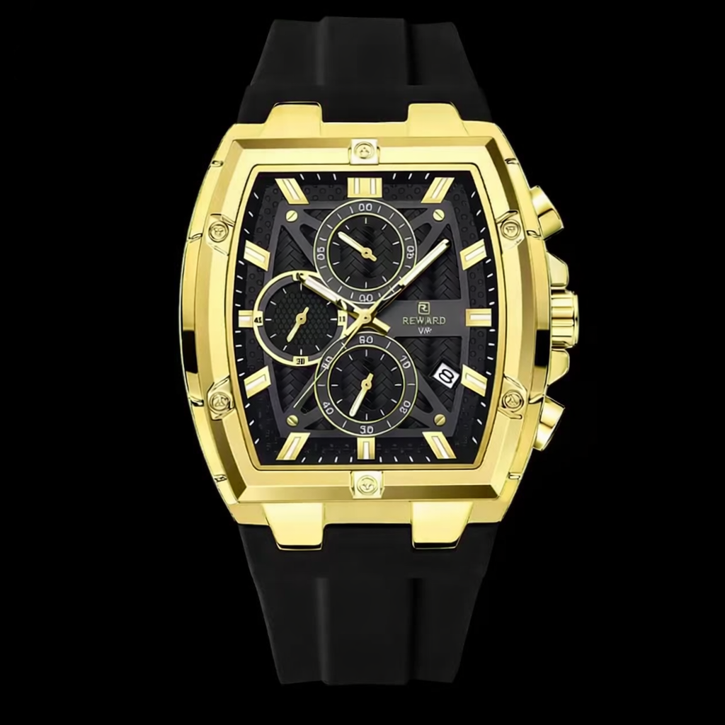 Reward — Massive Men’s Quartz Chronograph Watch with Calendar