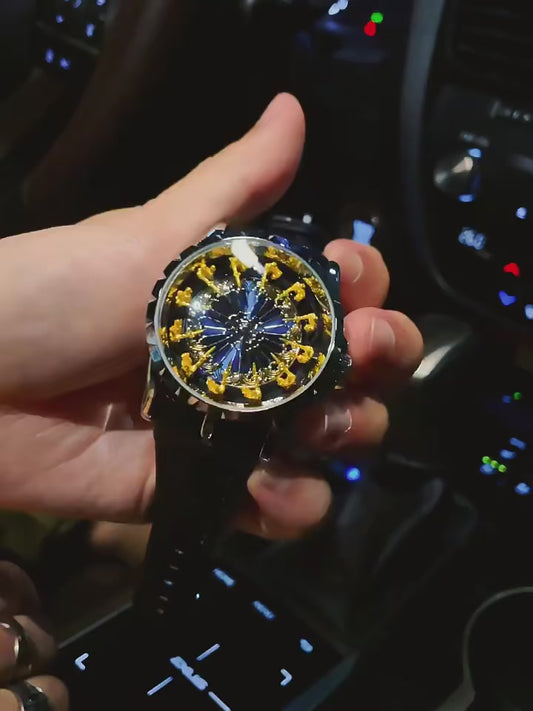 Stylish Men's "12 Knights" Quartz watch, water-resistant.